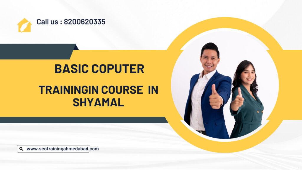 Basic Computer Training in Shyamal