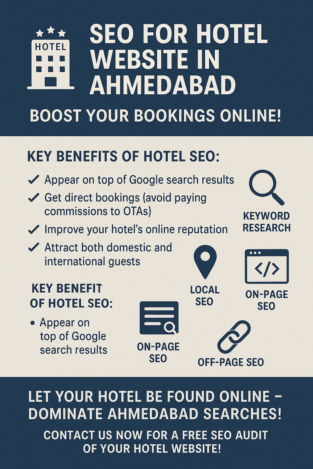 SEO For Hotel Website in Ahmedabad